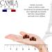 Camila Paris CP2628/2 French Hair Clips Set - Small 1 inch Claw Clips for Women - Made in France with Cellulose Tortoise - Stylish and Durable Accessories - Buy Online on GoSupps.com