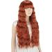 YEESHEDO Auburn Long Hair Wig for Women - Natural Curly Wavy Synthetic Fringe Red Wig - 28 Inches for Party, Cosplay or Daily Wear - Buy Online on GoSupps.com