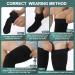 Zhanmai Thigh High Compression Socks for Men - 20-30 mmHg XL Black Stockings for Swelling Relief - Buy Online on GoSupps.com