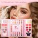 Palette de maquillage 32 fards paupi res mats et blush rouge l vres trois tons surligneur | Kit de beaut pour le visage les yeux les l vres - Buy Online on GoSupps.com