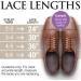 Miscly Round Oxford Dress Shoe Laces - 30 Dark Brown - Buy Online on GoSupps.com