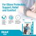 IMAK Brownmed RSI Elbow Band - Comfortable Support Brace for Tendonitis Cubital Tunnel Syndrome Tennis & Golfer's Elbow - International Shipping Available - Buy Online on GoSupps.com