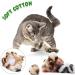 12-Piece Large Plush Pets Ball Toy Set for Cats - Fuzzy Pom Pom Balls in Pink Leopard Print | Indoor Cat Entertainment - Buy Online on GoSupps.com