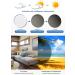 Buy Lanomi Frameless Photochromic Varifocal Reading Glasses for Men & Women - Blue Light Filter Borderless Intelligent Self-Tinting Multifocal - 1.5x Black Titan - Buy Online on GoSupps.com