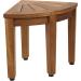 AquaTeak 12 Kai Teak Corner Foot Rest - OptiAREA Design for Shaving & Washing - Buy Online on GoSupps.com
