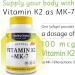 Healthy Origins Vitamin K2 MK-7 100mcg - 180 Vegetarian Softgels | High Strength, Lab Tested, Gluten-Free, Non-GMO - Buy Online on GoSupps.com