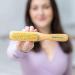 GranNaturals Boar Bristle Slick Back Hair Brush - White Bristle Hairbrush for Sleek Styles - Natural Wood Handle for Men and Women - Buy Online on GoSupps.com