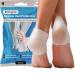 aZengear Silicone Heel Protectors (4pcs) for Shoes | Prevent Blisters Cracked Heels | Soft Gel Cushion Cups Ankle Sleeves Pads Rubber Guards for Men & Women
