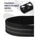 PETTOM Adjustable Nylon Dog Collar - Breathable Reflective Collar for Dogs - Black Medium Size - Buy Online on GoSupps.com