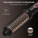 38mm Double PTC Thermal Brush | Warm Air Styling & Curling Brush | Volume Comb with LCD Display | Ideal Gifts for Women - Black & Gold - Buy Online on GoSupps.com