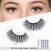 20 Pairs Natural Faux Mink False Eyelashes | Handmade & Reusable | Fluffy Volume Long Thick Lashes | 12mm | Pack of 1 - Buy Online on GoSupps.com