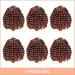 Toyotress Wand Curl Jamaican Bounce Crochet Braids Short Curly Hair Extensions (T30 12 inches) 12 inches T30 - Buy Online on GoSupps.com