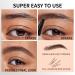 Long-Lasting Waterproof Eyebrow Pencil - 4 Fork Tip Design for Perfect Stereoscopic Eye Makeup | Dark Brown | International Shipping Available - Buy Online on GoSupps.com
