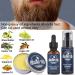 Premium Beard Growth Kit - Grooming Essentials: Oil, Wash, Balm, Roller & More | Perfect Gifts for Men & Dads - Buy Online on GoSupps.com