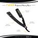 100 Blades + Facn Professional Wooden Straight Edge Barber Razor - High-Quality Salon Shavette - Buy Online on GoSupps.com