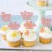 Keaziu 24 Pcs Happy New Year Cupcake Toppers Cheers to 2024 Picks Hello 2024 Cupcake Toppers for Congratulations 2024 Happy New Year Eve Holiday Theme Holiday Party Decoration Hello Pink - Buy Online on GoSupps.com