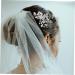 FRCOLOR Bridal Hair Comb Clip Wedding Bridal Hair Comb Hair Accessories for Women Rhinestone Hair Decoration Wedding Hair Accessories The Flowers Bride Rhinestones Iron Sheets - Buy Online on GoSupps.com