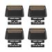 Replacement film for professional razor series 5 star finals compatible with shaving film choice 7031-100.7043-100 replacement heads black 4 pieces