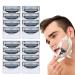 Starkvista Pack of 16 Men's Razor Blades - 3-Blade Refills Compatible with Standard Handles - Manual Blade with Micro-Flap