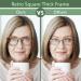 Women's Brown/Demi Reading Glasses Frame with UV Blue Light Filtering Magnifier (1.25-3.00) - Buy Online on GoSupps.com