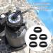 HIOPOIUYT 4/5Pcs Pool Sand Filter Pumps Seal L-Shape Rings Gasket Fit For 11228 11412 Sand Filter Pumps Motor Repair Set 4 Pack - Buy Online on GoSupps.com