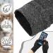 3 Pairs Gray L Compression Craft Arthritis Fingerless Gloves for Joint Relief - Ideal for Quilting, Sewing, Knitting, Typing, and More - Buy Online on GoSupps.com
