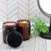 Amber Glass Jars (6-Pack) for Body Butter, Creams, and More - 8oz/9oz Straight Sided Cosmetic Jars by Cornucopia Brands - Buy Online on GoSupps.com