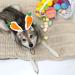 Midlee Carrot Bunny Ears Easter Dog Headband Costume (Small) - Buy Online on GoSupps.com