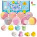8 Pack Bubble Bath Bombs for Kids with Surprise Toy - Natural Essential Oil Fizzies Set - Kids Safe Christmas Gift - Buy Online on GoSupps.com