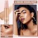 AIUEO Liquid Highlighter - Long Lasting Glitter Shimmer Oil for Face & Body | Multi-Use Luminous Contour Makeup | Gold 0.04oz - Buy Online on GoSupps.com
