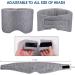 Cotton Sleep Mask for Men & Women - Handmade Eye Mask for Sleeping with Earplugs - Buy Online on GoSupps.com
