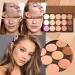 FantasyDay 15 Colors Concealer Palette & Brush Set - High Opacity Full Coverage Color Corrector & Contour Kit for Flawless Skin - Buy Online on GoSupps.com