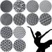 12 PACK Invisible Hair Net Set Reusable Elastic Mesh Bun Cover Elastic Mesh Edge Net for Ballerina Dancer Bank Clerk Nurse Skater Hair Accessories for Women Girls Style 2