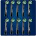 Oral-B CrossAction Black Edition Brush Heads - Pack of 10 with CleanMaximiser Bristles for Holistic Mouth Cleaning - Buy Online on GoSupps.com