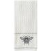 SKL Home Farmhouse Bee Hand Towel Set - White | Luxe cotton towels with charming bee design - Buy Online on GoSupps.com