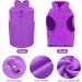 Dog Fleece Vest 4 Pack - Cold Weather Pullover for Small Dogs - Winter Pet Sweater with Leash Ring - Purple Blue Rose Red - Medium - Buy Online on GoSupps.com