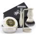 JAG SHAVING GERMANY DE SAFETY RAZOR Men's Shaving Set Ivory Shaving Brush Shaving Soap Bowl Kit (NO KNIVES INCLUDED)