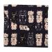Ciieeo Lucky Cat Storage Pocket holder for breastfeeding inserts bag for the first period diapered bag first period japanese cotton travel towel pocket zipper blue