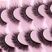 14 Pairs 6D Faux Mink False Eyelashes - Fluffy D Curl Volume 15mm Wispy Natural Look Strip Lashes QLW888 for Stunning Eyes - Buy Online on GoSupps.com