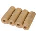 LaRibbons Deco Mesh Ribbon - 10 inch x 30 feet Each Roll - Metallic Foil Cream Set for Wreaths Swags and Decorating - 4 Pack 10 Inch x 30 Feet Cream