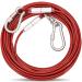 Tie-Out Leashes for Dogs 3/6/9/15m Dog Leash for the Yard Yard Leash Leashes for Dogs (Red 9M 9m Red