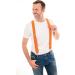 Olata Y Suspenders with Snap Hook Stylish Black 4 cm Suspenders for Men & Women International Shipping Available - Buy Online on GoSupps.com