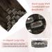 16 Double Weft Brazilian Human Hair Clip In Extensions - Dark Brown #2 - Buy Online on GoSupps.com
