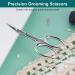 Sandalfon Scissors Extra Sharp Curved Nails Stainless Steel Cuticle Scissors Beauty Scissors for Eyebrows Nails Facial Hair Mustache Nose Hair - Buy Online on GoSupps.com