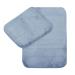 Elart bathing mat set 2 partial |Suction -able bathroom carpet washable waterproof bathroom carpet bathroom rack set floor mat 60x100 cm and 60x50 cm |(Light Blue)