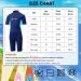 DIVE & SAIL Kids 2mm Neoprene Shorty Wetsuit - Blue | Thermal Swimsuit for Snorkel Diving | Youth Boys & Girls Wet Suit - L Size (3-4 Years) - Buy Online on GoSupps.com