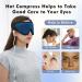 WellSync Heated Eye Mask for Dry Eyes - Smart Temperature Control - Relief for Chalazion, Blepharitis, Stye & Migraine - Buy Online on GoSupps.com