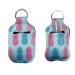 Travel-Ready Sanitizer Set: 4 Keychain Bottle Holders with 30ml Flip Cap Bottles - Buy Online on GoSupps.com