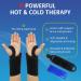 TheraPAQ Wrist Ice Pack Wrap - Hot & Cold Gel Compression for Pain Relief from Arthritis, Carpal Tunnel, Swelling - Reusable Hand Ice Pack for Athletes, Elderly & Pregnancy - Buy Online on GoSupps.com