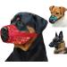 Collardirect Adjustable Dog Muzzle - Soft Breathable Nylon for Small Medium Large Dogs | Anti-Chew Bark Bite - Tribal Pattern 1 (L/XL) - Buy Online on GoSupps.com